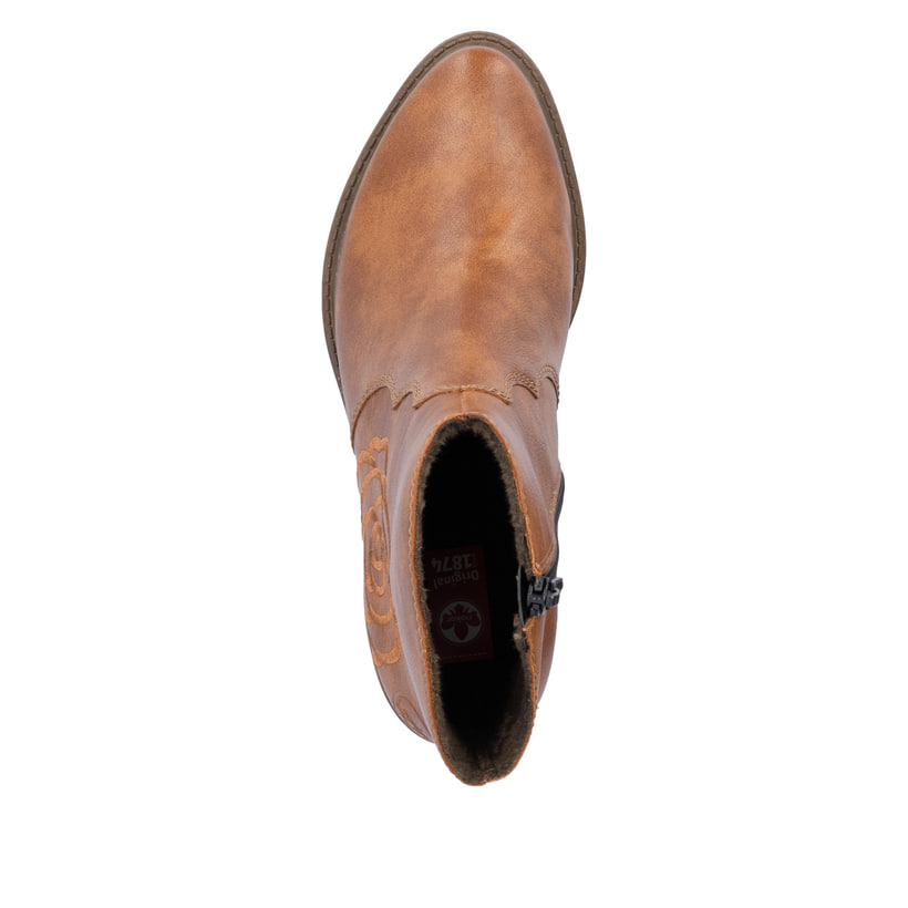 Rieker Artikelnummer Y1250-24 Rieker Damen Stiefeletten nougatbraun Sonderangebot