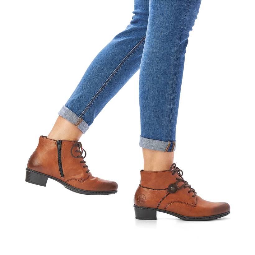 Rieker Artikelnummer Y0742-24 Rieker Damen Stiefeletten karamellbraun im Angebot