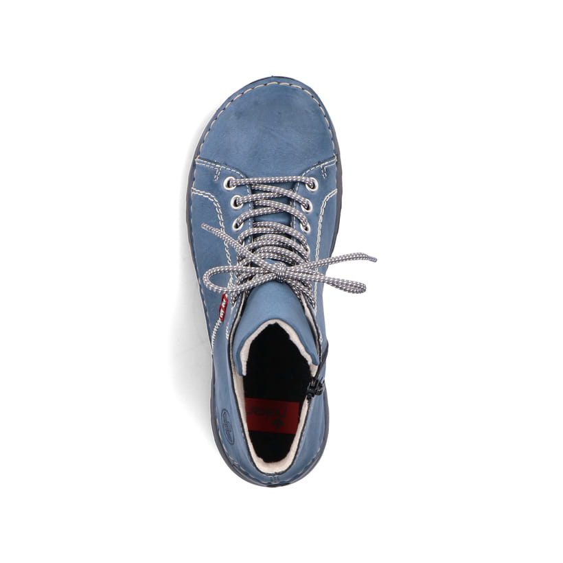 Rieker Artikelnummer 71510-14 Rieker Damen Schnürstiefel californiablau Blitzverkäufe