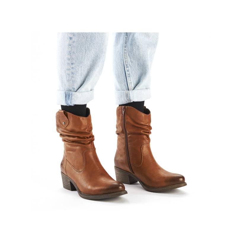Rieker Artikelnummer 73170-24 Rieker Damen Stiefeletten karamellbraun Outlet