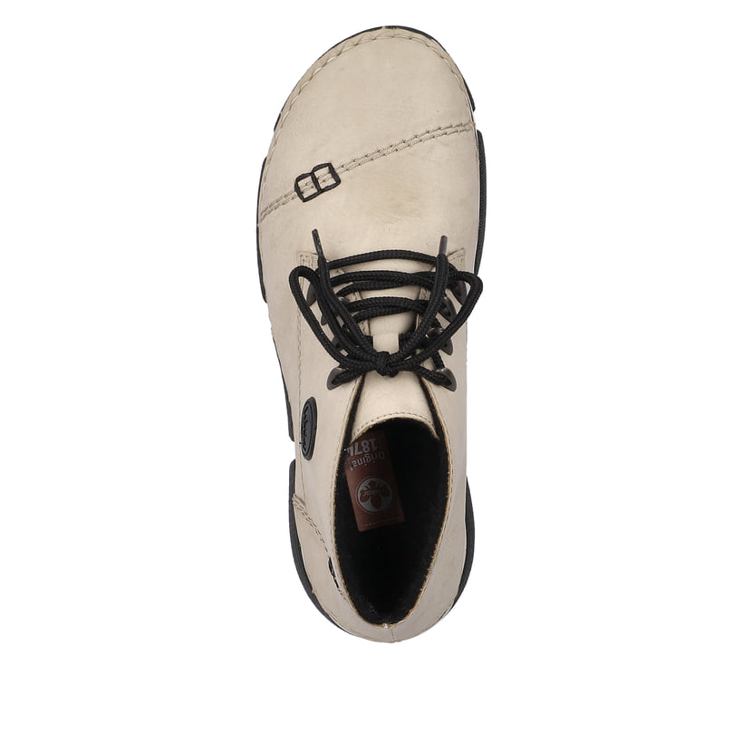 Rieker Artikelnummer 45902-60 Rieker Damen Schnürschuhe cremebeige Auslauf