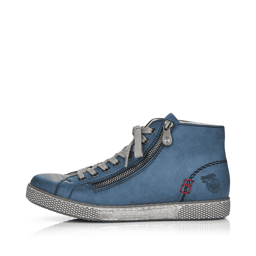 Rieker Artikelnummer Z1221-14 Rieker Damen Schnürschuhe azurblau