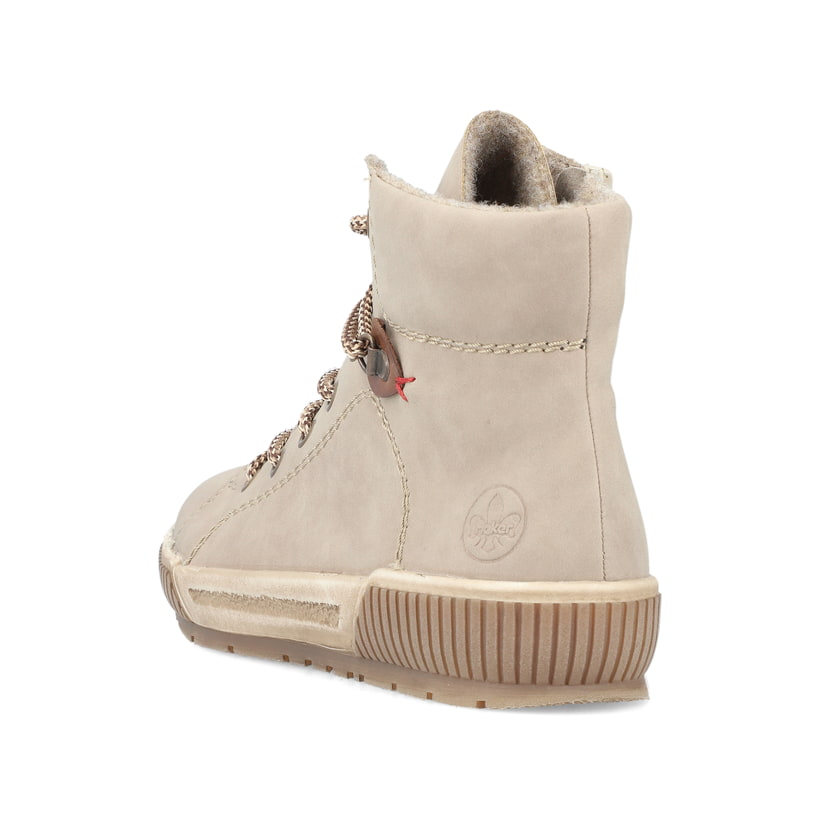 Rieker Artikelnummer N0730-64 Rieker Damen Schnürstiefel cremebeige Hotsell