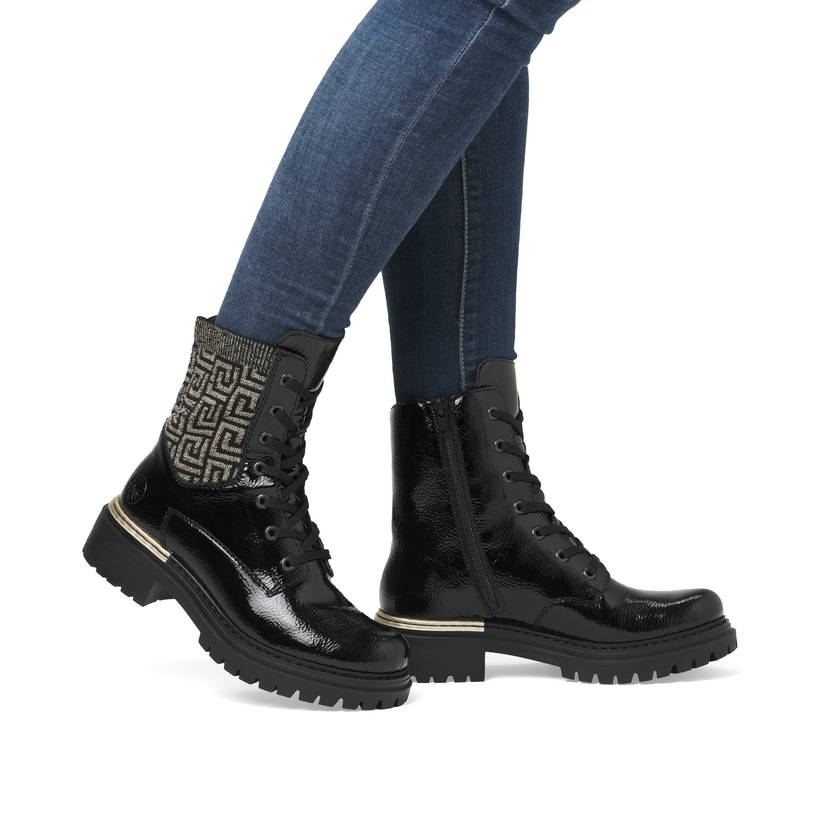 Rieker Artikelnummer 72607-00 Rieker Damen Stiefeletten urbanschwarz im Angebot