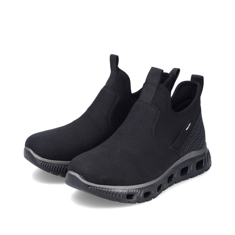 Rieker Artikelnummer M6053-00 Rieker Damen Slipper graphitschwarz