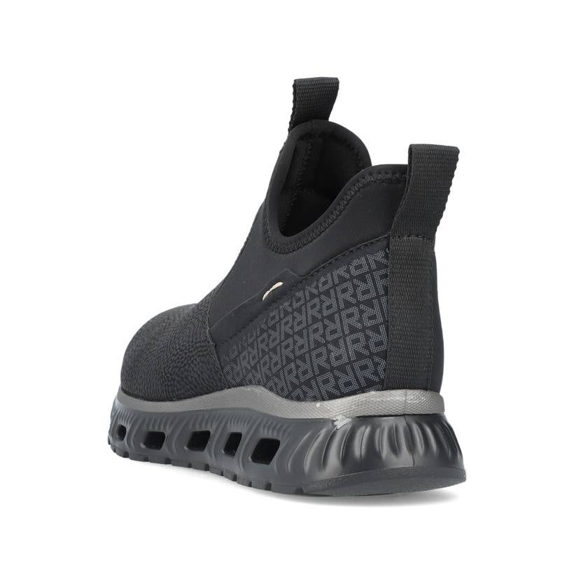 Rieker Artikelnummer M6053-00 Rieker Damen Slipper graphitschwarz Schlussverkauf