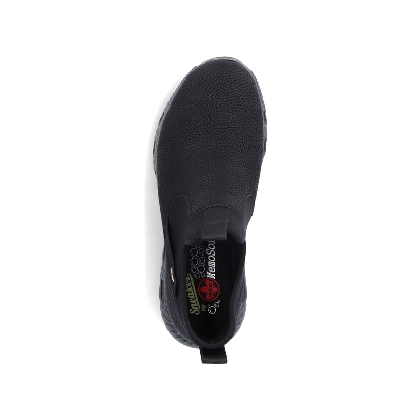 Rieker Artikelnummer M6053-00 Rieker Damen Slipper graphitschwarz Schlussverkauf