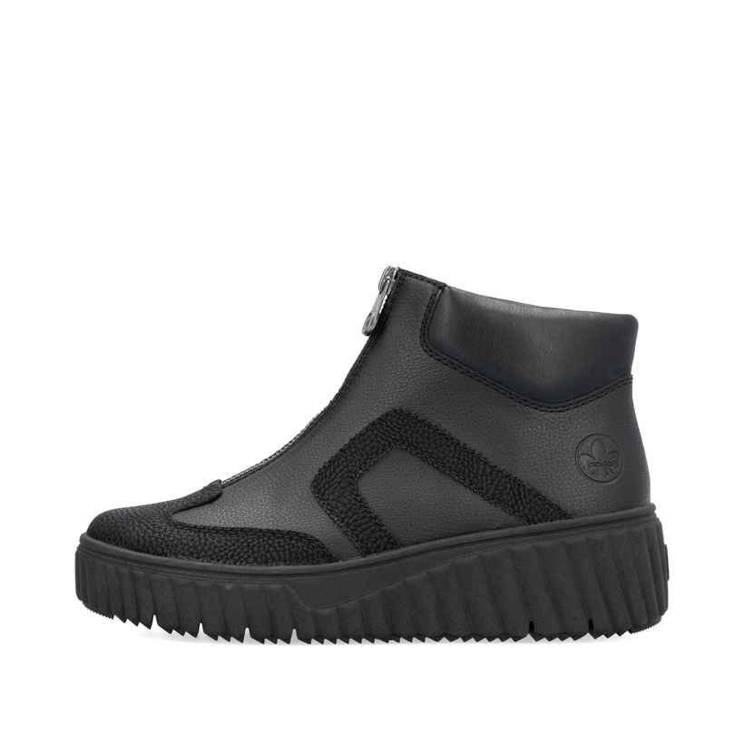 Rieker Artikelnummer N2551-00 Rieker Damen Kurzstiefel nachtschwarz