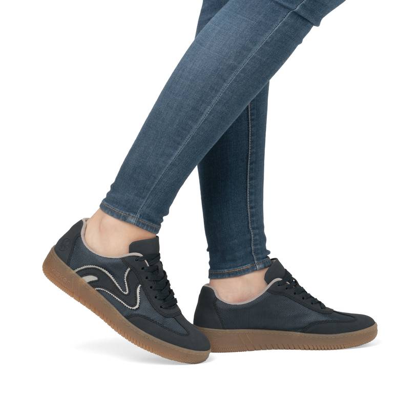 Rieker Artikelnummer M5512-14 Rieker Damen Sneaker Low royalblau Auslauf