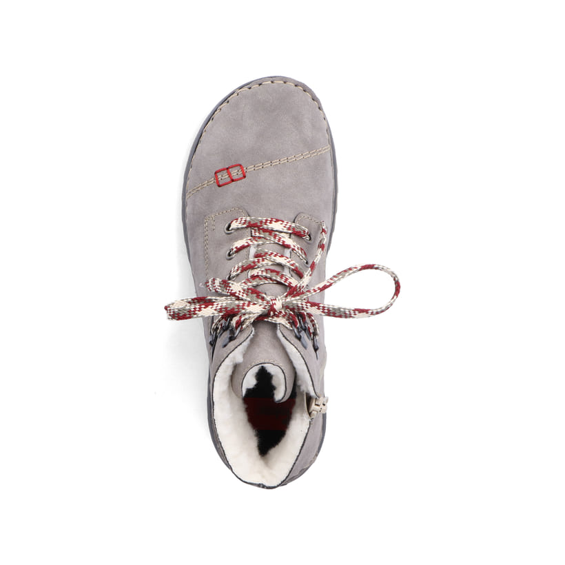 Rieker Artikelnummer 51544-64 Rieker Damen Schnürstiefel mondgrau Verkauf