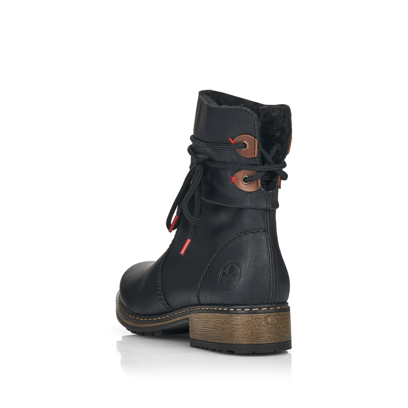 Rieker Artikelnummer Z68M1-01 Rieker Damen Kurzstiefel mattschwarz Angebote