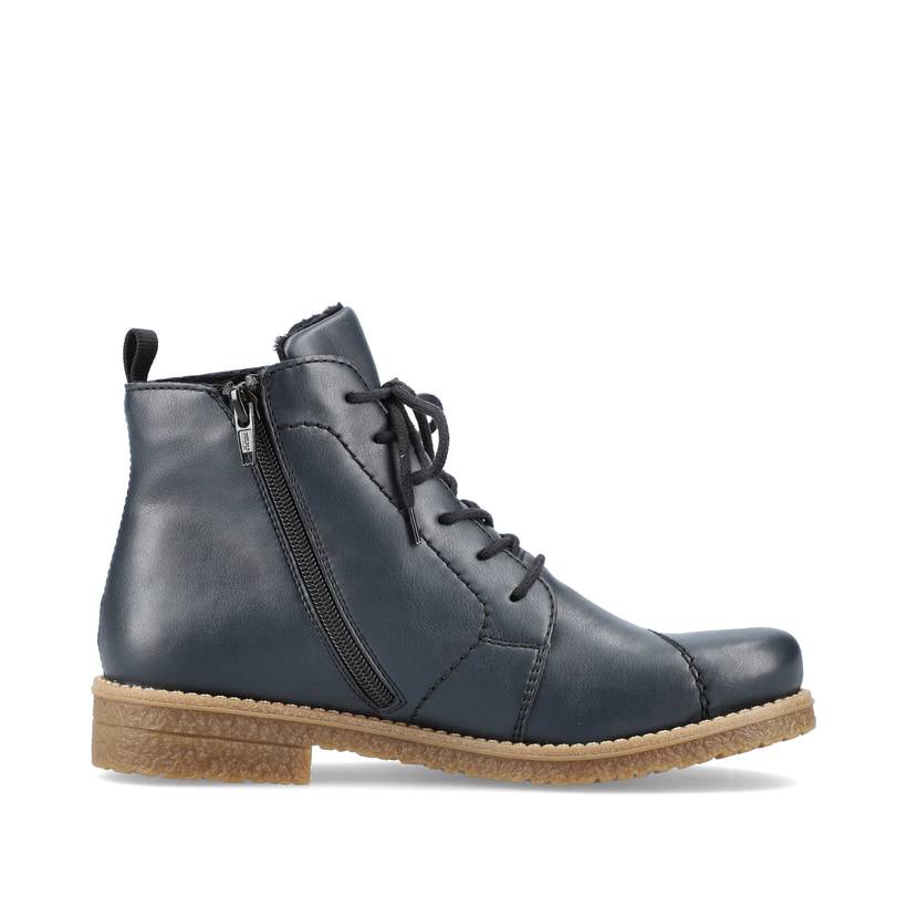 Rieker Artikelnummer 73500-14 Rieker Damen Schnürstiefel marineblau Günstiger Verkauf