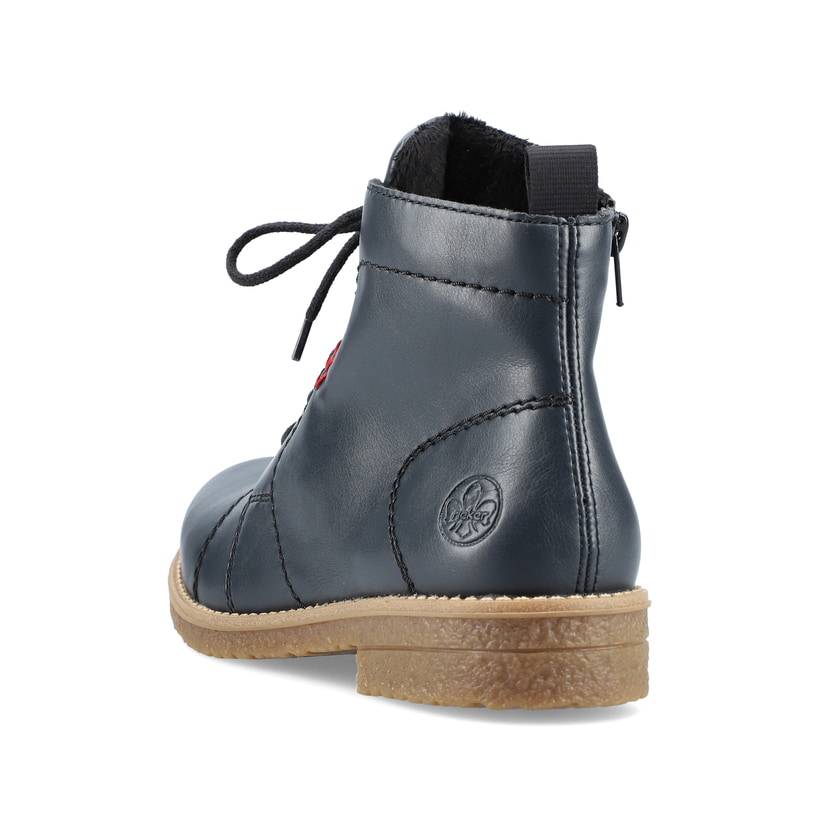 Rieker Artikelnummer 73500-14 Rieker Damen Schnürstiefel marineblau Günstiger Verkauf