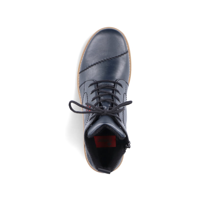 Rieker Artikelnummer 73500-14 Rieker Damen Schnürstiefel marineblau Günstiger Verkauf