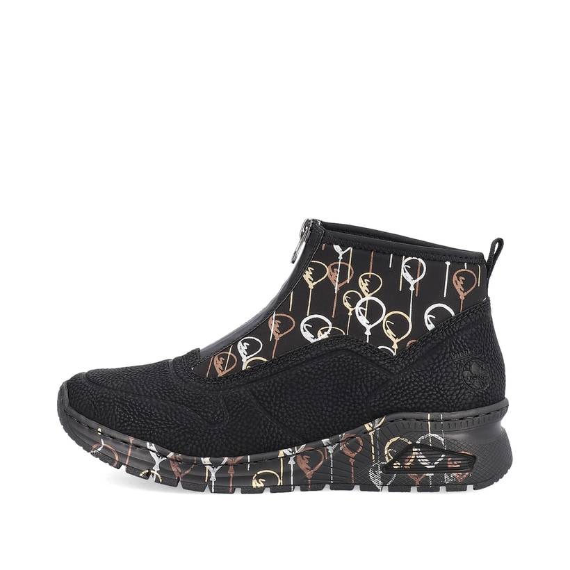 Rieker Artikelnummer M4953-00 Rieker Damen Sneaker High urbanschwarz