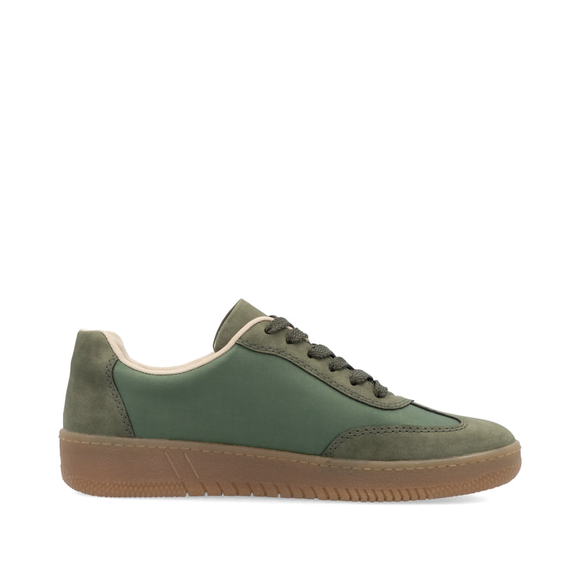 Rieker Artikelnummer M5512-54 Rieker Damen Sneaker Low kaktusgrün Outlet