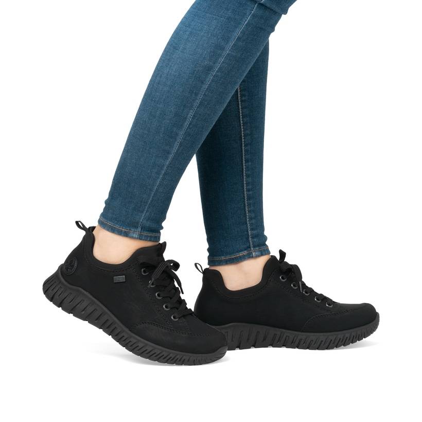 Rieker Artikelnummer M5352-00 Rieker Damen Slipper graphitschwarz Auslauf