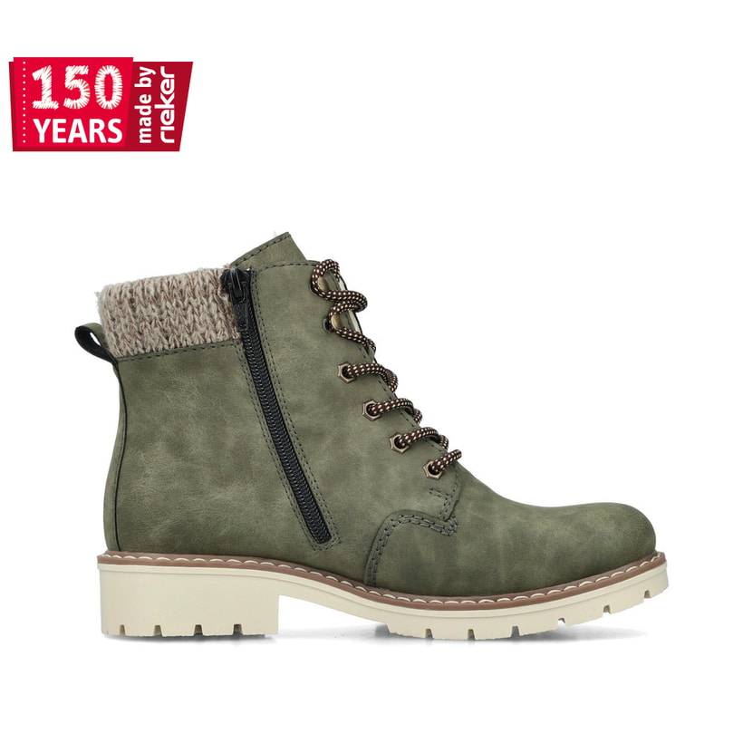 Rieker Artikelnummer Y9118-54 Rieker Damen Schnürstiefel kaktusgrün Verkauf