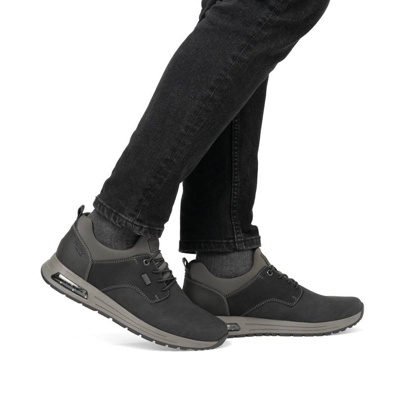 Rieker Artikelnummer B1052-00 Rieker Herren Slipper graphitschwarz Auslauf