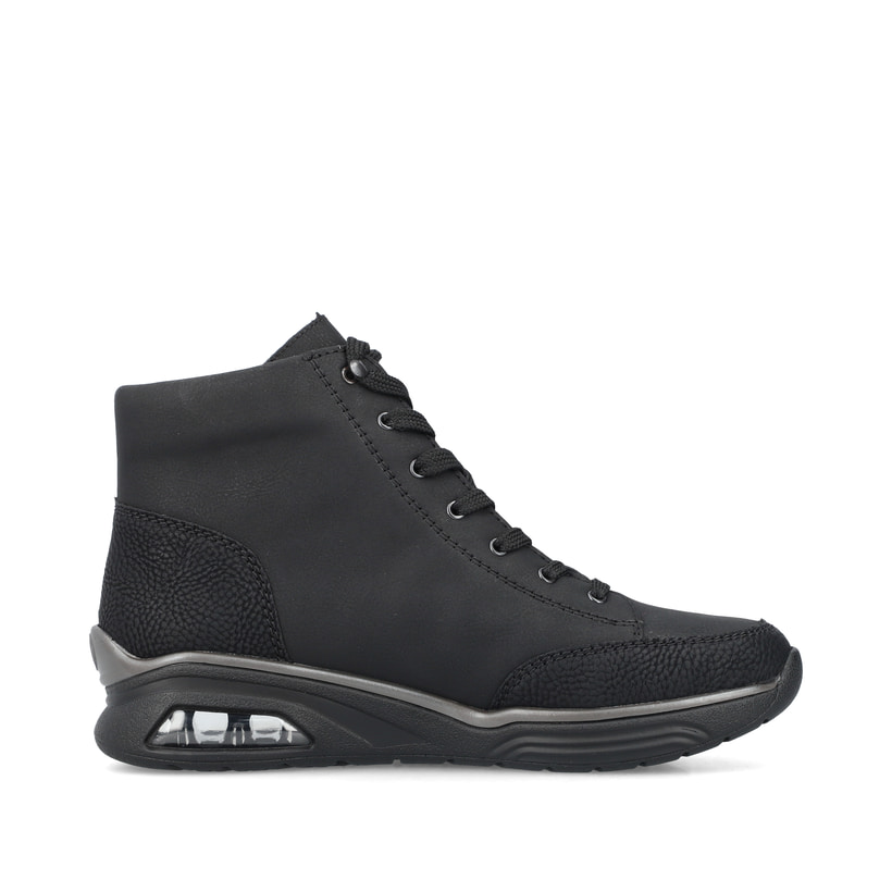Rieker Artikelnummer M5610-00 Rieker Damen Schnürstiefel graphitschwarz Angebote