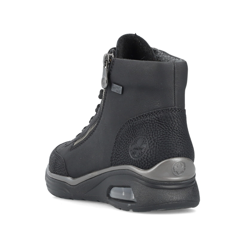 Rieker Artikelnummer M5610-00 Rieker Damen Schnürstiefel graphitschwarz Angebote