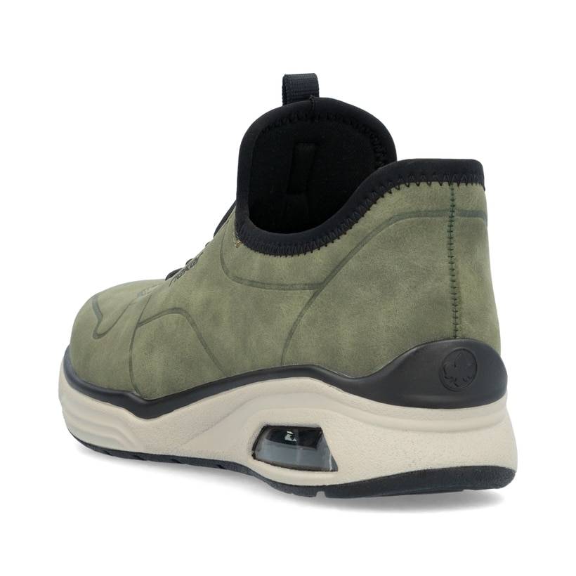Rieker Artikelnummer M5651-54 Rieker Damen Slipper khaki-schwarz Hotsell