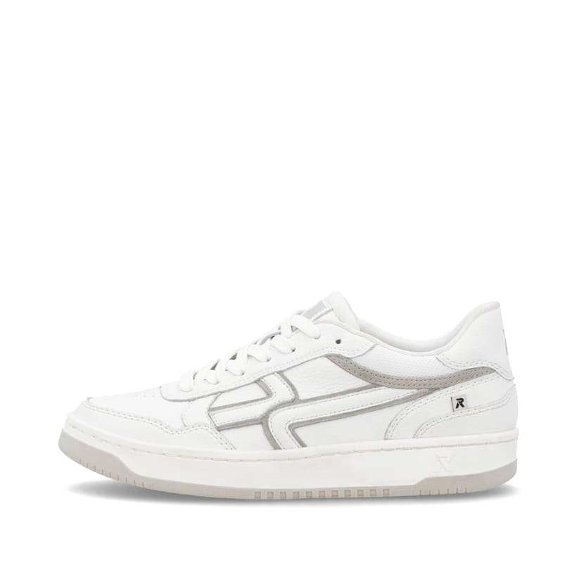 Rieker Artikelnummer W1900-80 Rieker Damen Sneaker Low frostweiß-grau