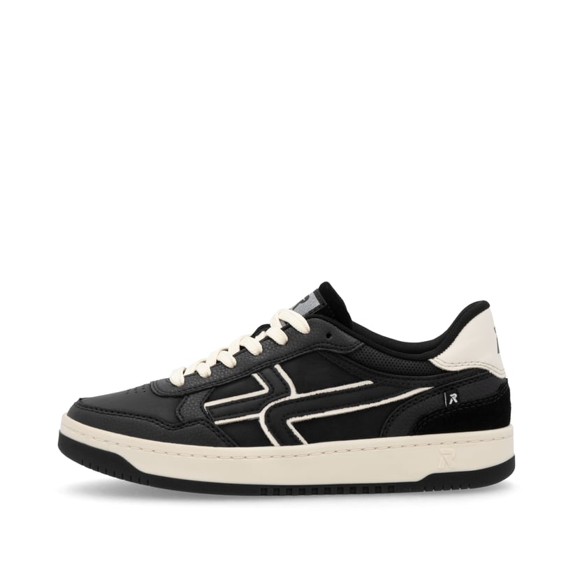 Rieker Artikelnummer W1900-00 Rieker Damen Sneaker Low urbanschwarz-weiß