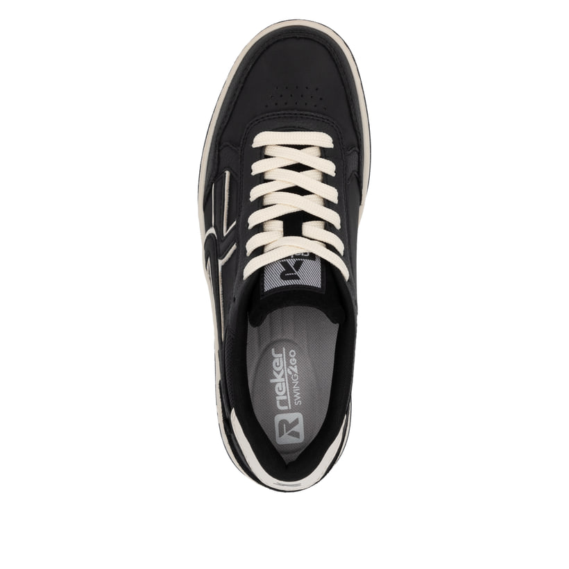 Rieker Artikelnummer W1900-00 Rieker Damen Sneaker Low urbanschwarz-weiß Angebote
