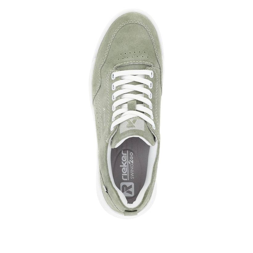 Rieker Artikelnummer W1101-52 Rieker Damen Sneaker Low khaki Im Verkauf