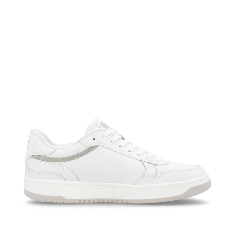 Rieker Artikelnummer U1900-80 Rieker Herren Sneaker Low frostweiß-grau im Angebot