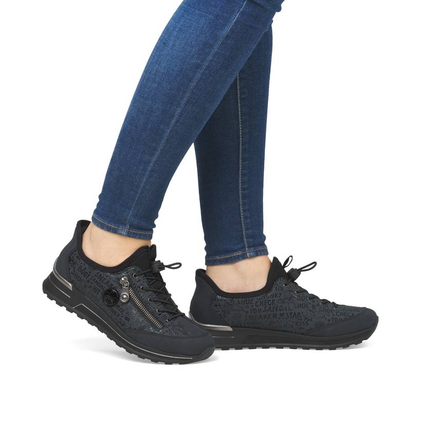 Rieker Artikelnummer N1455-14 Rieker Damen Slipper petrol Verkauf