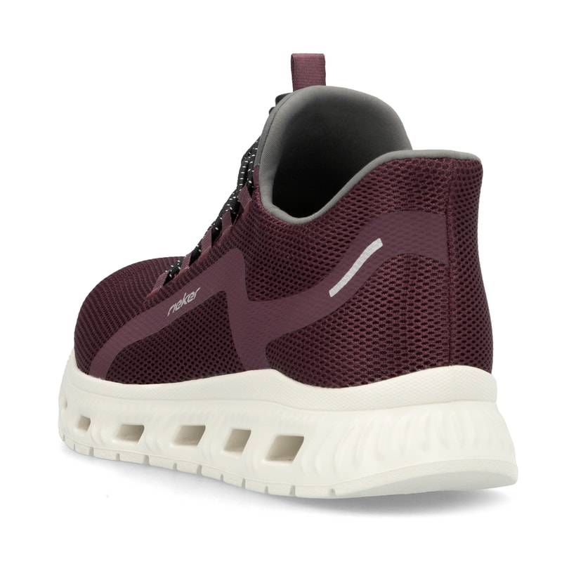Rieker Artikelnummer M6066-30 Rieker Damen Slipper weinrot Fabrik Onlineshop