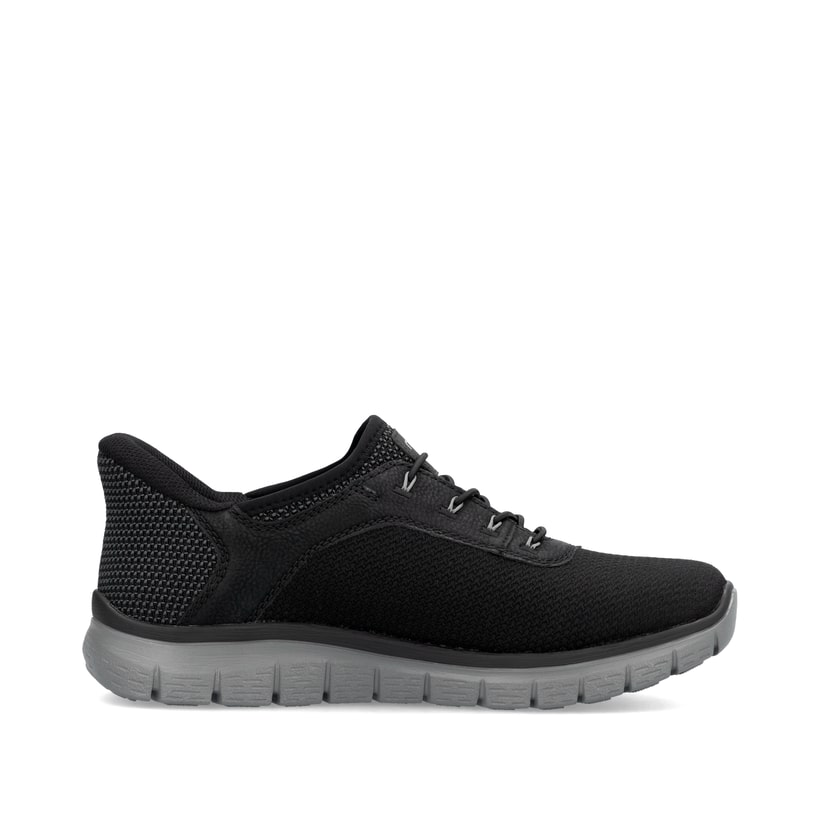 Rieker Artikelnummer B6656-00 Rieker Herren Slipper asphaltschwarz Günstiger Verkauf