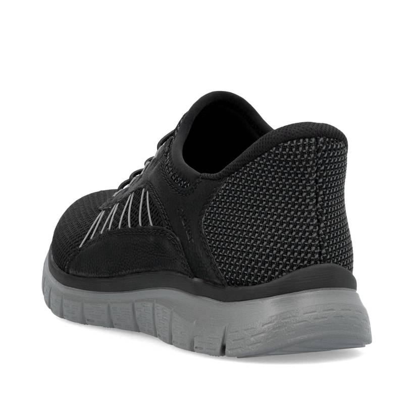 Rieker Artikelnummer B6656-00 Rieker Herren Slipper asphaltschwarz Günstiger Verkauf