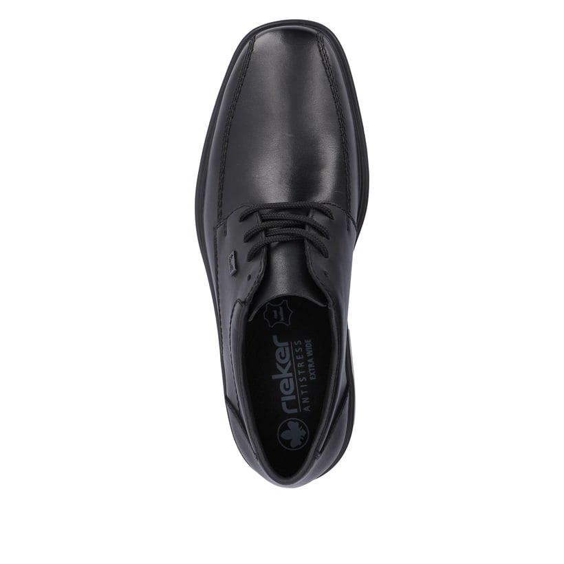 Rieker Artikelnummer B0013-00 Rieker Herren Schnürschuhe mitternachtsschwarz Fabrikverkauf
