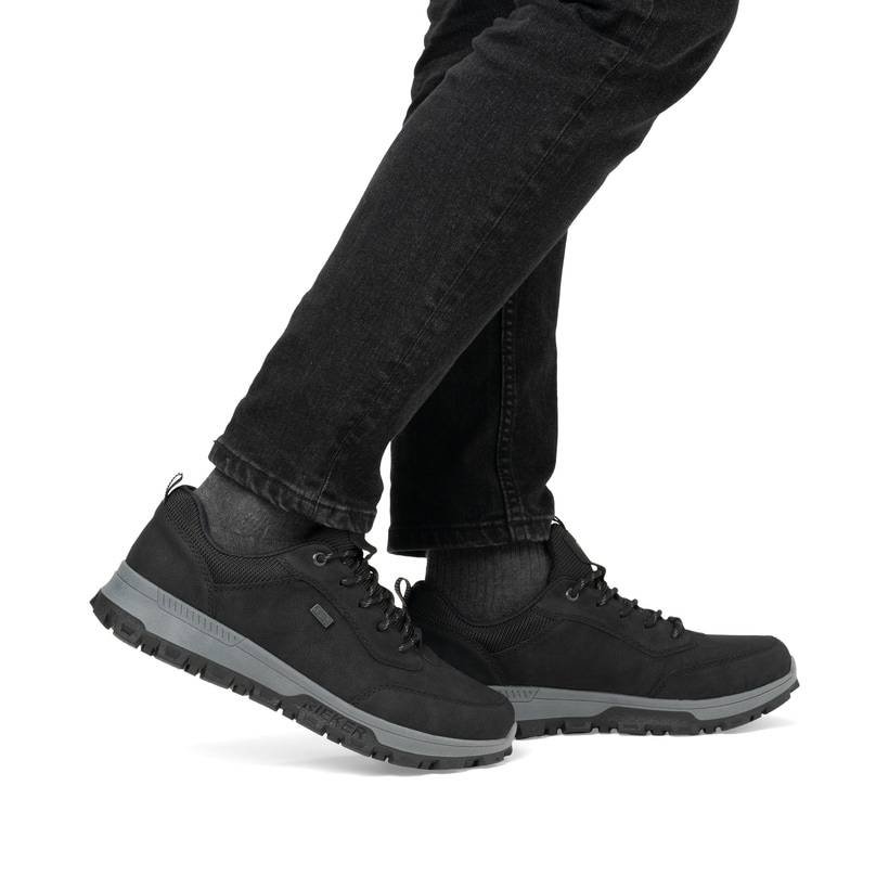 Rieker Artikelnummer 35503-00 Rieker Herren Schnürschuhe urbanschwarz Blitzverkäufe