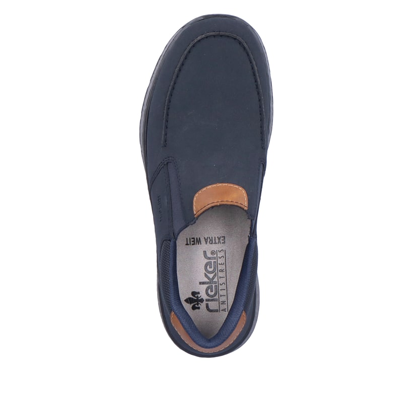Rieker Artikelnummer B9062-15 Rieker Herren Slipper marineblau Auslauf