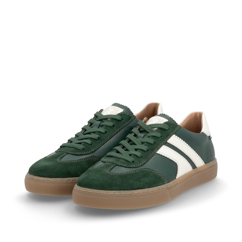Rieker Artikelnummer U0707-54 Rieker Herren Sneaker Low waldgrün-weiß Verkauf