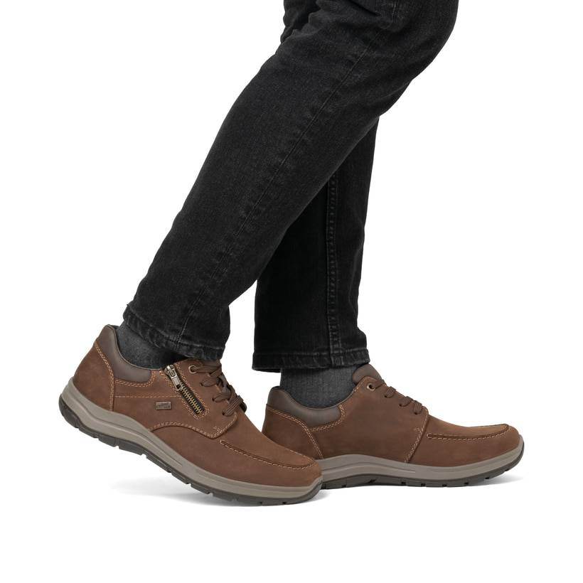 Rieker Artikelnummer 03601-22 Rieker Herren Schnürschuhe nougatbraun Angebote