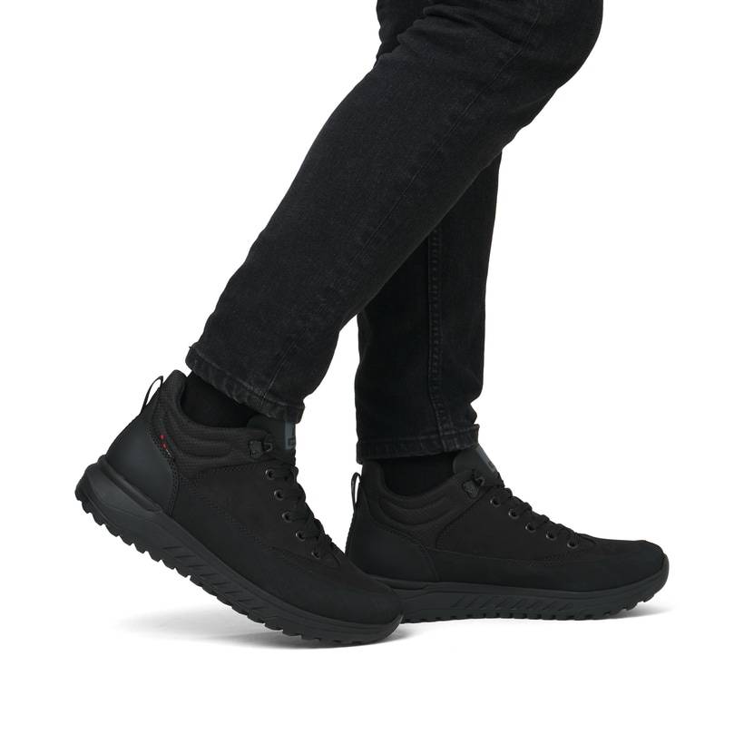 Rieker Artikelnummer U0173-00 Rieker Herren Schnürstiefel carbonschwarz Schlussverkauf