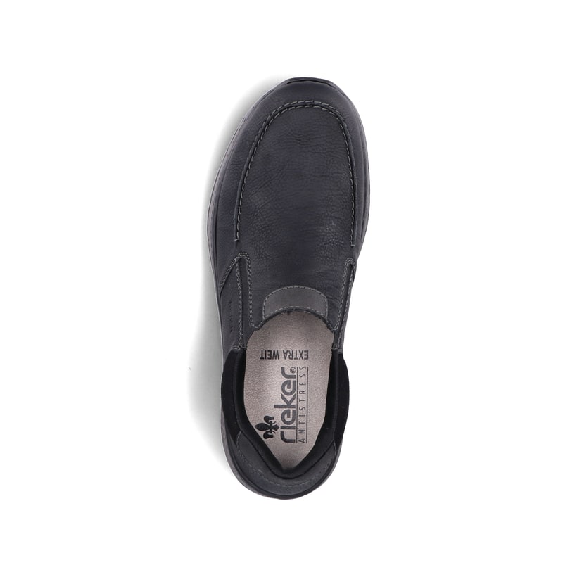 Rieker Artikelnummer B9062-00 Rieker Herren Slipper asphaltschwarz Günstiger Verkauf