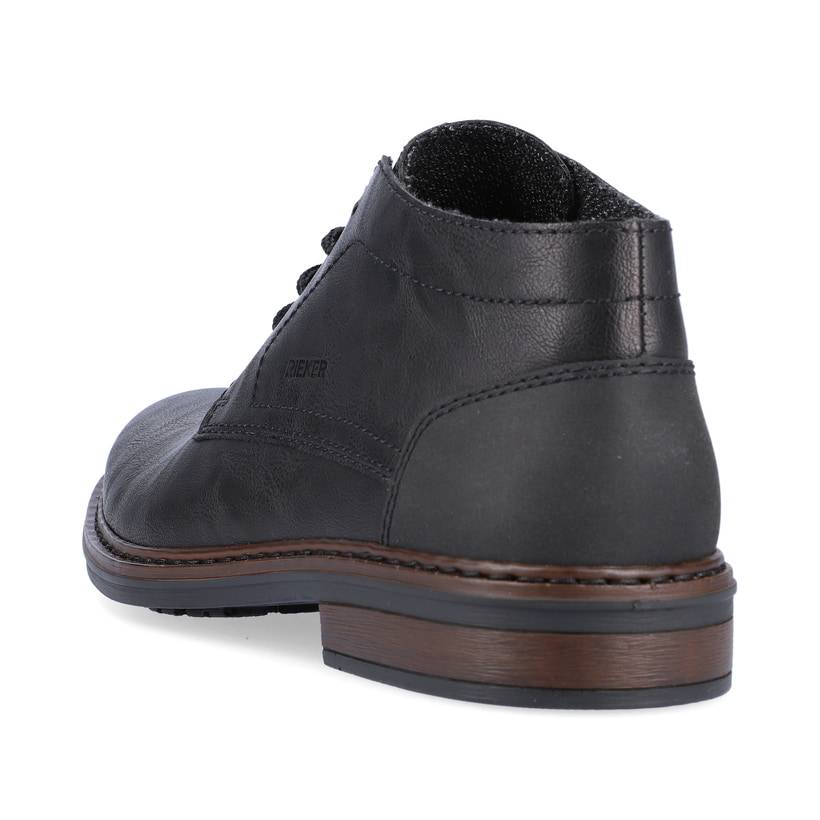 Rieker Artikelnummer 17604-00 Rieker Herren Schnürschuhe tiefschwarz Fabrikverkauf