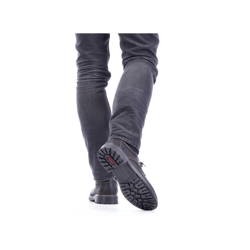 Rieker Artikelnummer B4610-00 Rieker Herren Schnürschuhe nachtschwarz Meist gekauft