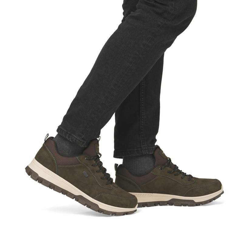 Rieker Artikelnummer 35503-54 Rieker Herren Schnürschuhe khakigrün Blitzverkäufe