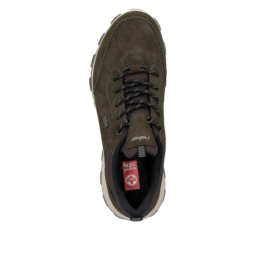 Rieker Artikelnummer 35503-54 Rieker Herren Schnürschuhe khakigrün Blitzverkäufe