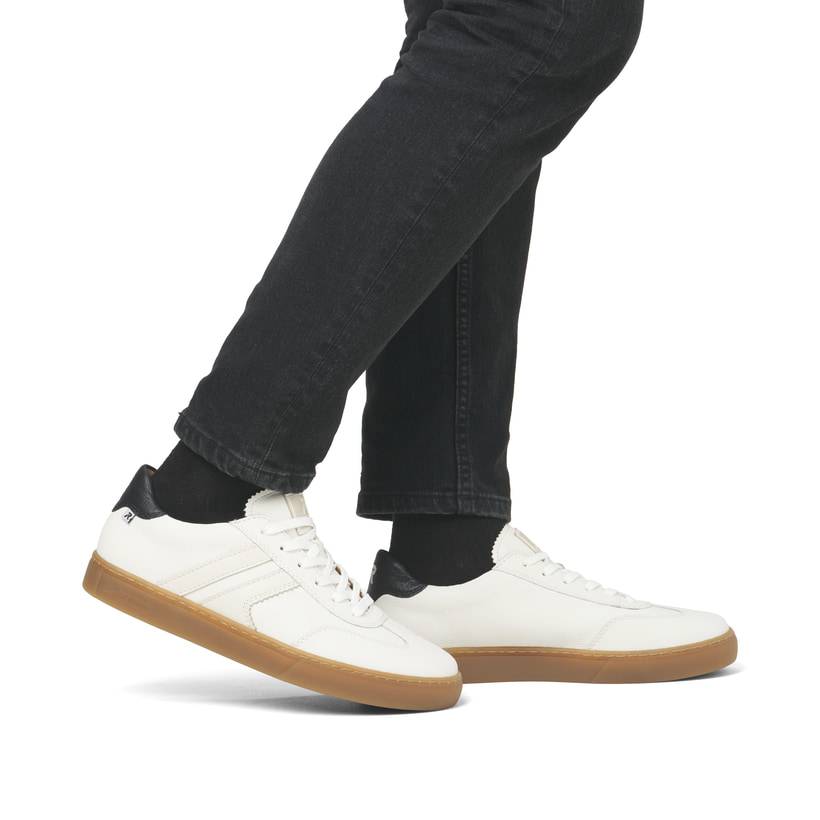Rieker Artikelnummer U0707-80 Rieker Herren Sneaker Low reinweiß Outlet