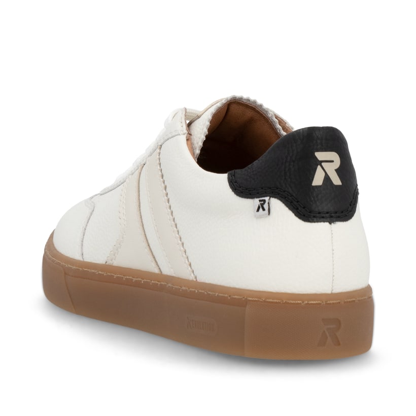 Rieker Artikelnummer U0707-80 Rieker Herren Sneaker Low reinweiß Outlet