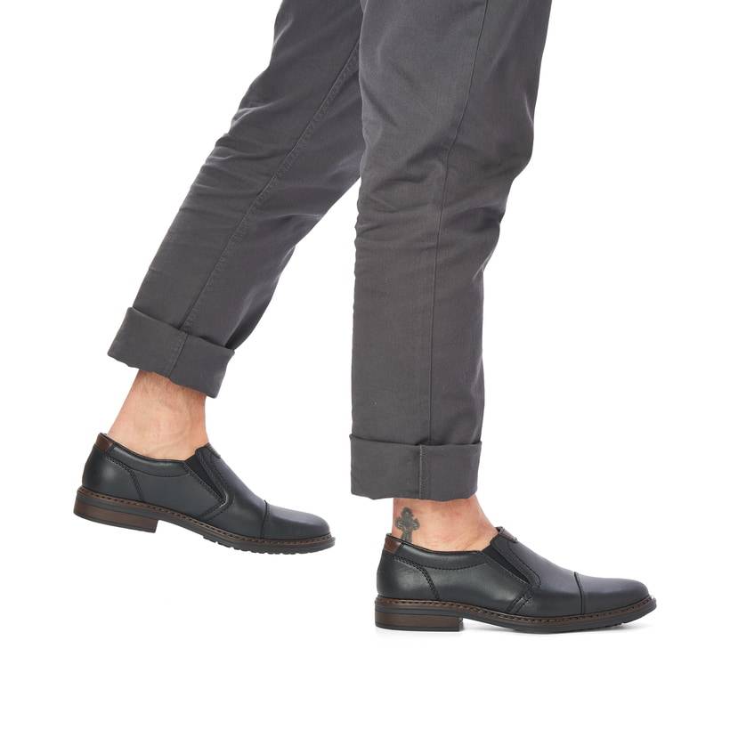 Rieker Artikelnummer 17659-00 Rieker Herren Slipper mattschwarz Verkauf