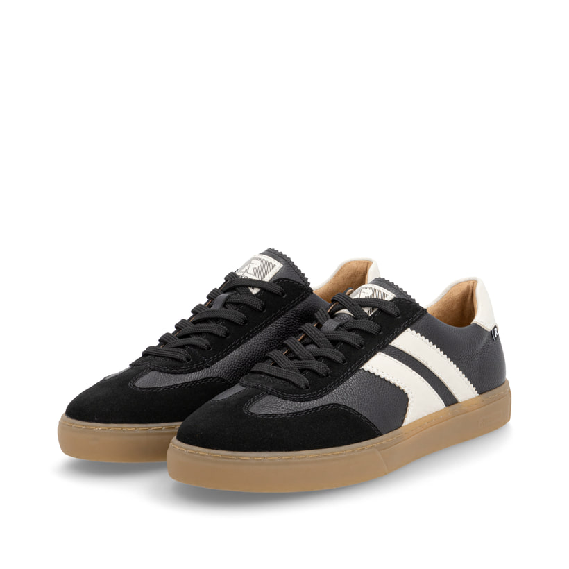 Rieker Artikelnummer U0707-00 Rieker Herren Sneaker Low carbonschwarz-weiß Angebote